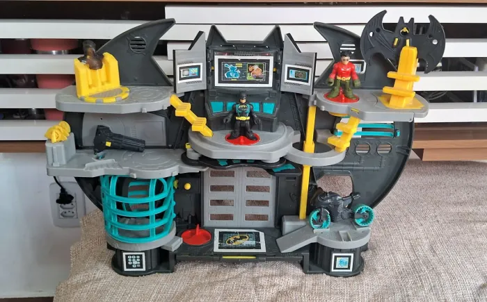 Batcaverna imaginext DC conjunto Super friends