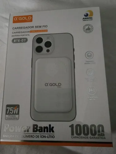 Carregador sem fio Power Bank 10000