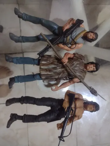 Lote Action Figures Rambo neca  - Colecionador