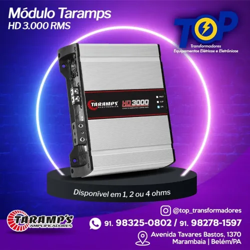 Módulo amplificador taramps HD 3.000 Rms