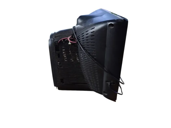Tv antiga com suporte para parede