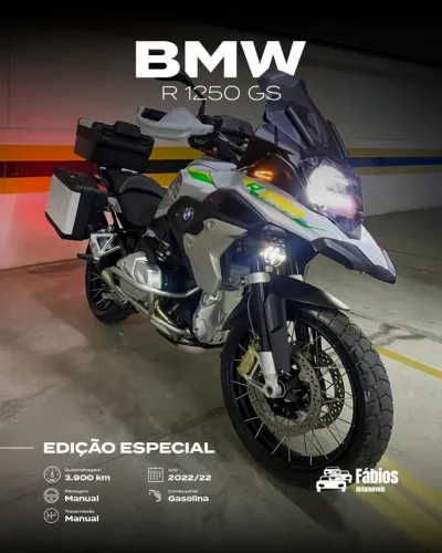 BMW GS 1250 R EDIÇÃO ESPECIAL NA GARANTIA DE FÁBRICA