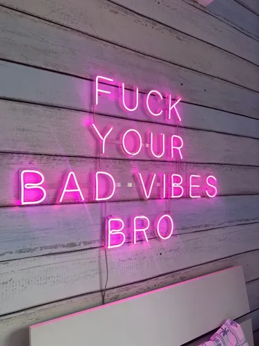 Painel Neon de led rosa