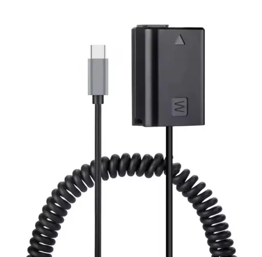 Bateria Fake Np-Fw50 USB-C Dummy A6400 Zv-E10 A7i A7C A7ii A7 Nex 3 A6300