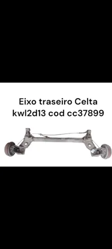 Eixo traseiro Celta - kwl2d13 cod cc37899