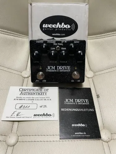 Pedal Weehbo JCM DRIVE -DARK GALAXY BLACK- Ediçao Limitada 11de25 - Top único no Brasil!!