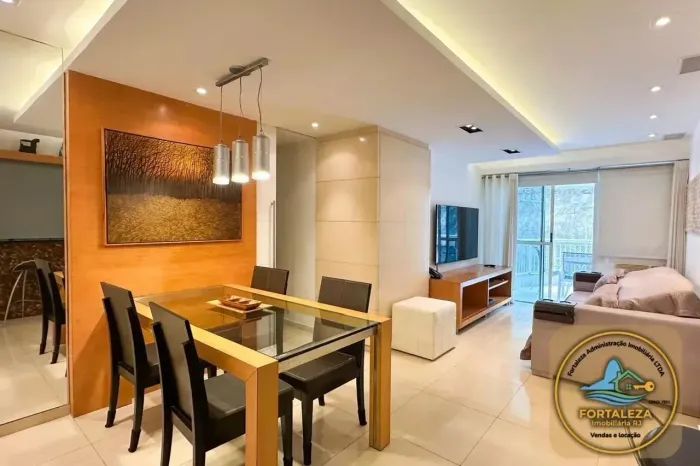 Apto em Botafogo 2 quartos (1 suíte) 96 m² Condomínio do Edifício Bay View Imóvel mobiliad