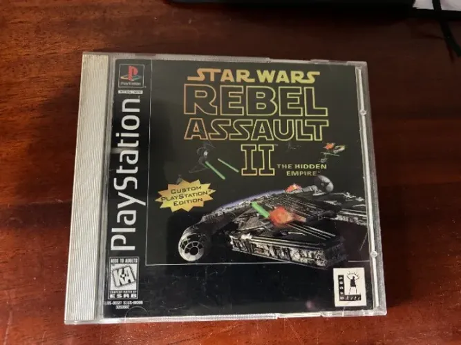 STAR WARS REBEL ASSAULT 2 PS1 - Jogo original, de colecionador!