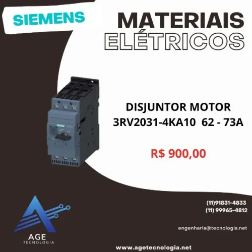 DISJUNTOR MOTOR 3RV2031-4KA10 62 - 73A