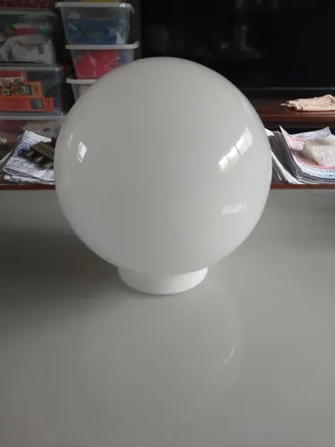 CÚPULA de vidro Branco Antigo. Excelente Estado. 
