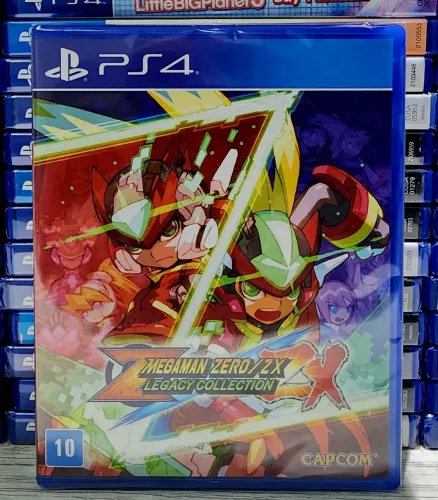 Jogo Ps4 Mega Man Zero/ZX Legacy Collection LACRADO (6 jogos em 1)