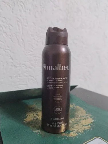 Desodorante Antitranspirante Malbec Aerossol 75g/125ml 