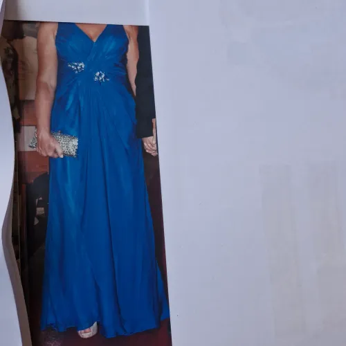 Vestido de festa com pedrarias