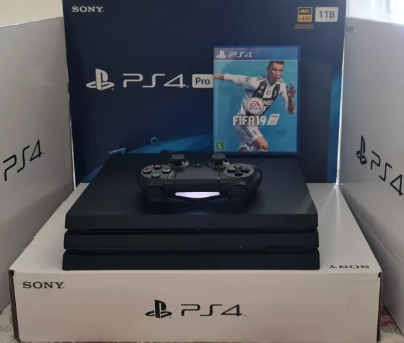 PS4 PRO 1TB c/ Garantia de LOJA FÍSICA.
