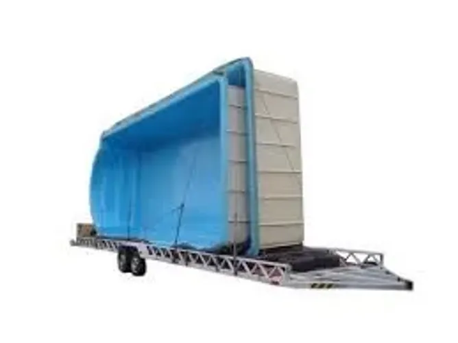 Carretinha para transporte de picinas