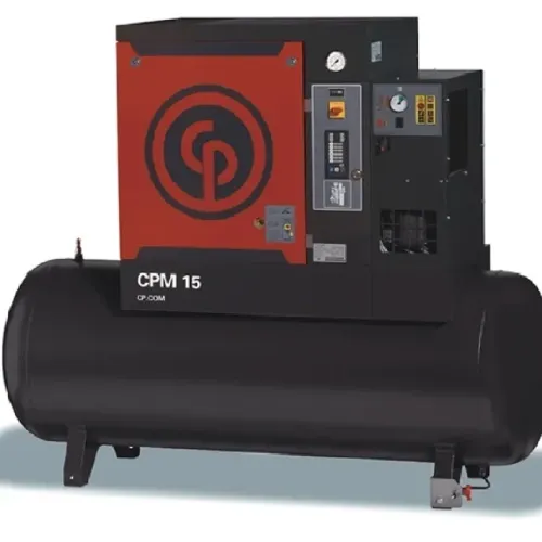 Compressor parafuso 15hp com reservatório e secador de ar - 8.1Bar - 220Volts