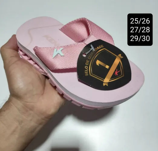 Chinelo Kenner Infantil Roxo - 25/26 e 27/28