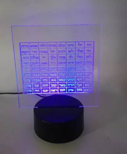 Luminária Placa de Acrílico - Decoração e Iluminação Kaballah