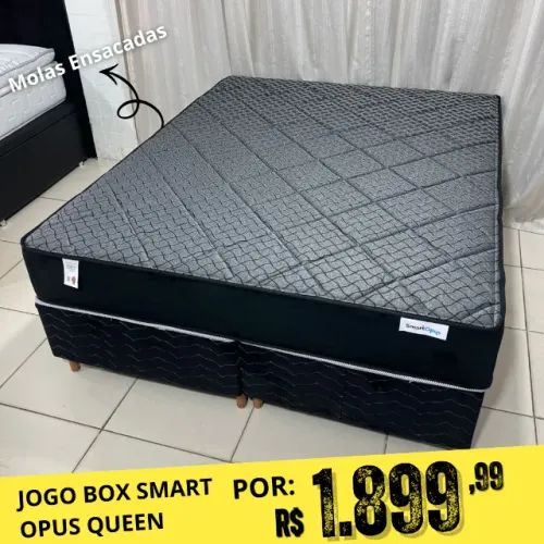 Cama Box Queen Opus Molas Ensacadas