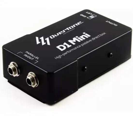 Direct Box Overtone P10 Balanceada Xlr D1 Mini Passivo