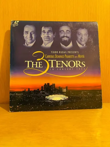 Os 3 Tenores (The 3 Tenors) In Concert 1994 Laser Disc LD importado