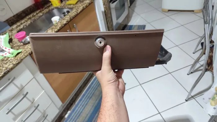 Porta luvas marrom Chevette 