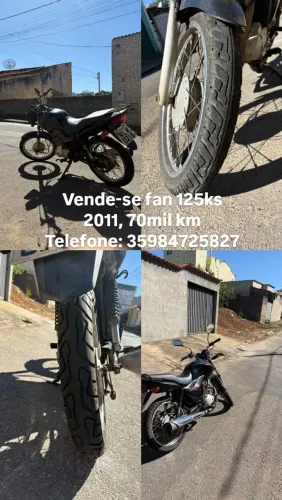 Honda fan 125ks (ABAIXO DA TABELA 8900)