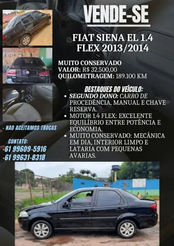 Fiat Siena EL Celeb. 1.4 MPI Fire Flex 8V 4P 2014
