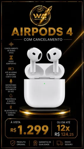 AirPods 4 com Cancelamento