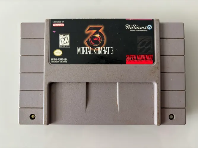 Fita Mortal Kombat 3 Super Nintendo