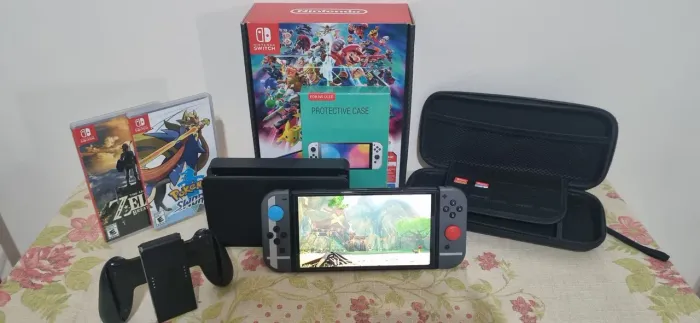 Nintendo Switch Oled - Versão Super Smash Bros