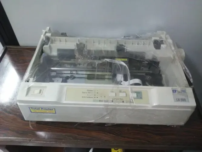 Impressora Epson Matricial LX300 - Branca e Preta - Usada Poucas Vezes