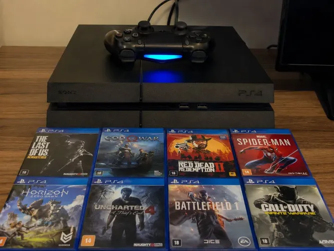 PS4 FAT, vários jogos tops 