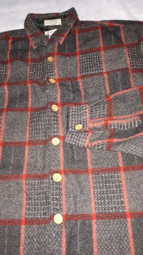 Camisa Xadrez - Flanela de Lã Importada - Tam XXL