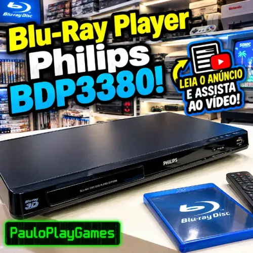 Blu-ray Player Philips BDP3380 - leia anúncio
