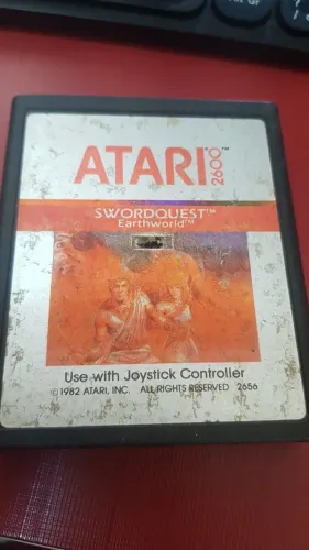 SWORDQUEST JOGO ATARI 2600 TESTADO FUNCIONANDO 100%