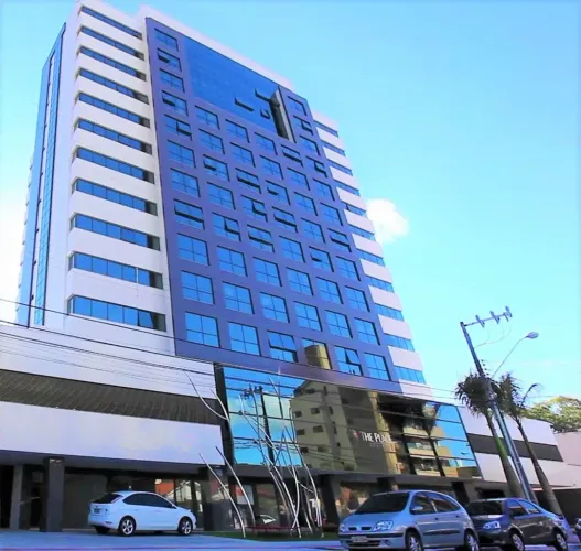 Sala comercial com garagem na Trindade - Florianópolis/SC, Ed. Comercial The Place, Rua Sa