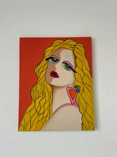 Quadros em óleo sobre tela para quarto de meninas
