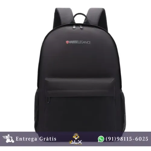 Mochila P/ Notebook 15.6 Kross Elegance Clean Black - Ke-bpl08 Preto *ENTREGA GRÁTIS*