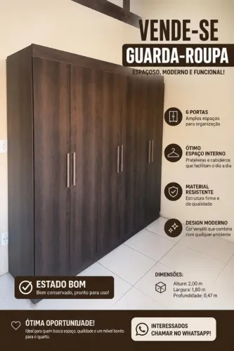 GUARDA ROUPA PERFEITO ESTADO