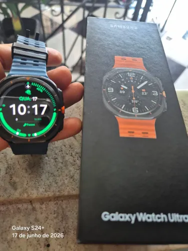Vendo galaxy watch ultra 2 64 g na garantia até dezembro 2026
