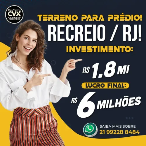 Terreno Recreio / RJ; para prédio!