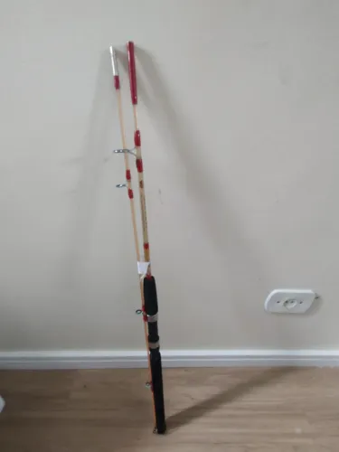 Vara de pesca Bicuda 1652 1.65m fibra de vidro 15-30 lb