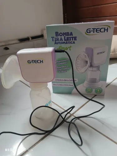 Bomba tira leite g-tech semi novo