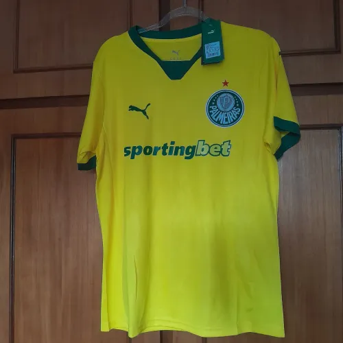 Camisa Palmeiras Amarela