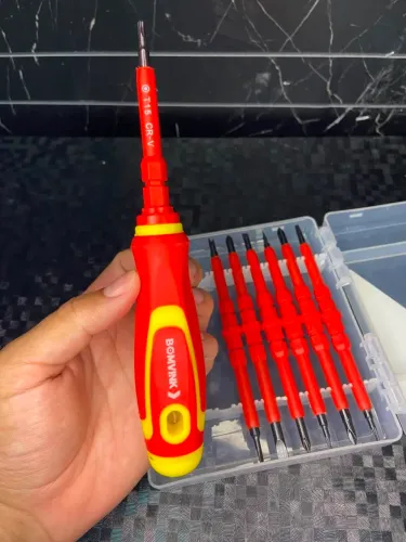 KIT CHAVE ISOLADA ELETRICISTA BOMVINK 15 EM 1 BOM-3117