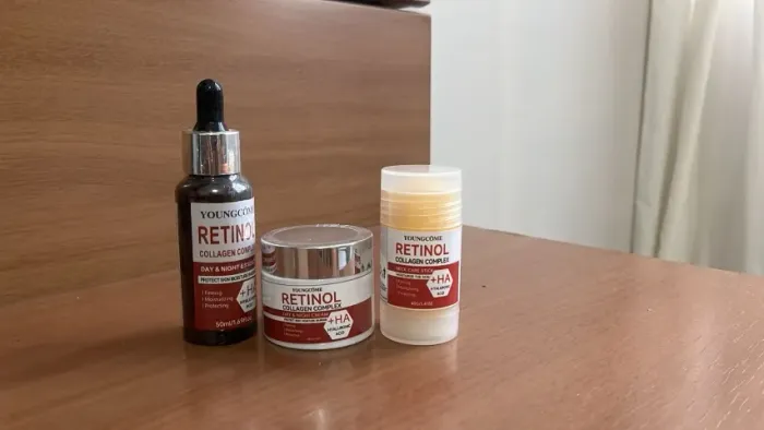 Kit Retinol 3 Produtos Anti-idade Rugas Firmeza Pele
