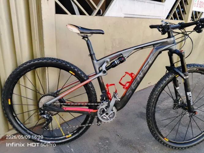 Aceito troca Sense Invictus Carbon full<br>?Quadro: Sense Full Carbon (fibras Toray 800/1000)
