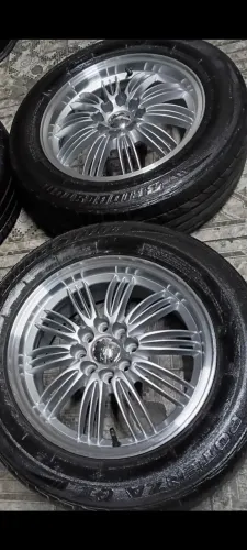 Par de rodas 15 Tag super leves pra arrancada pneus semi slick