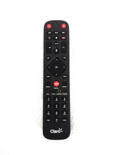 Controle Remoto Claro Box Universal Com Comando De Voz